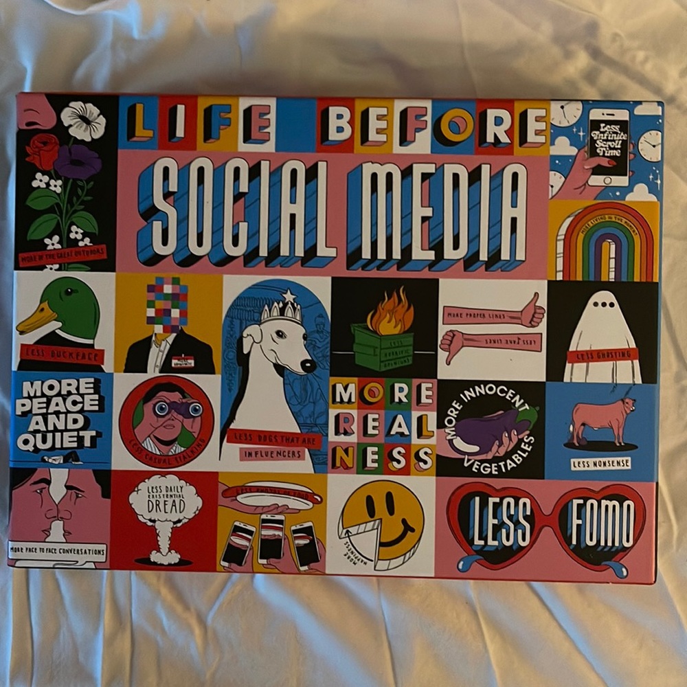 Jigsaw Puzzle “Life Before Social Media”.